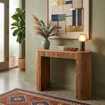 PRITI Straight Console Table (SOlid Mango Wood )