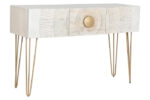 PRITI Console Table Metal White