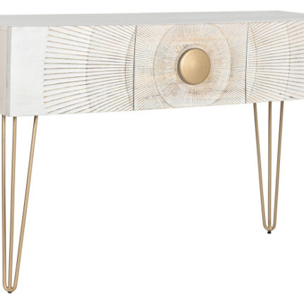 PRITI Console Table Metal White