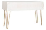 PRITI Console Table Metal White