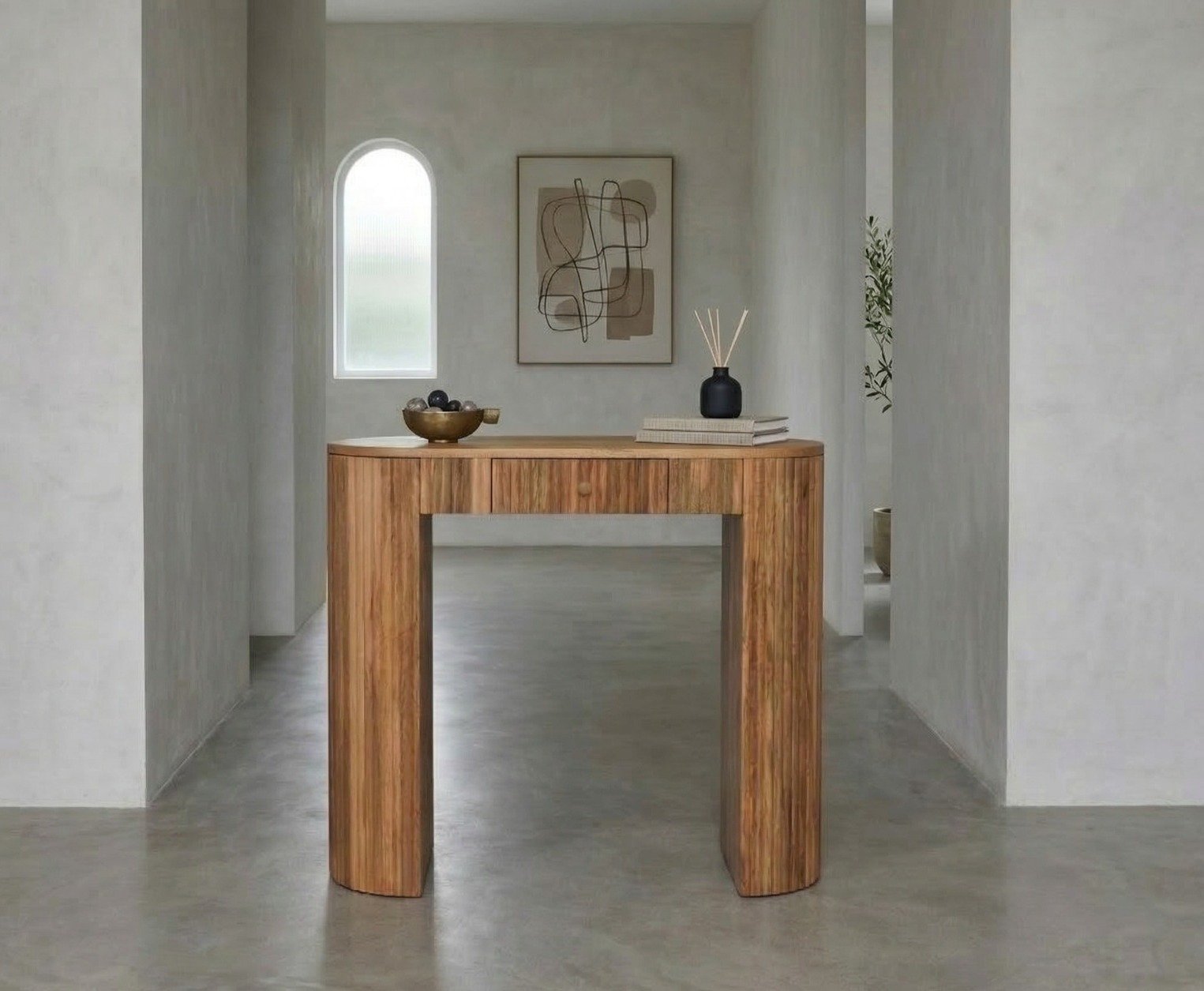 PRITI Straight Console Table (SOlid Mango Wood ) PRITI Straight Console Table (SOlid Mango Wood )