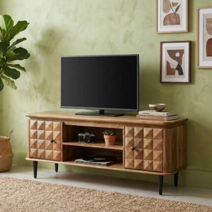 PRITI Tropical Design TV Cabinet (Solid Wood )
