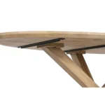 PRITI Oval Solid Wood Dining Table