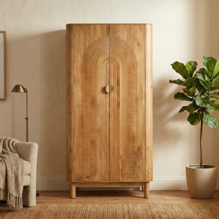 PRITI 2-Door Cabinet (Mango Wood )