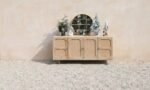 PRITI Buffet Rattan Natural (Solid Wood )