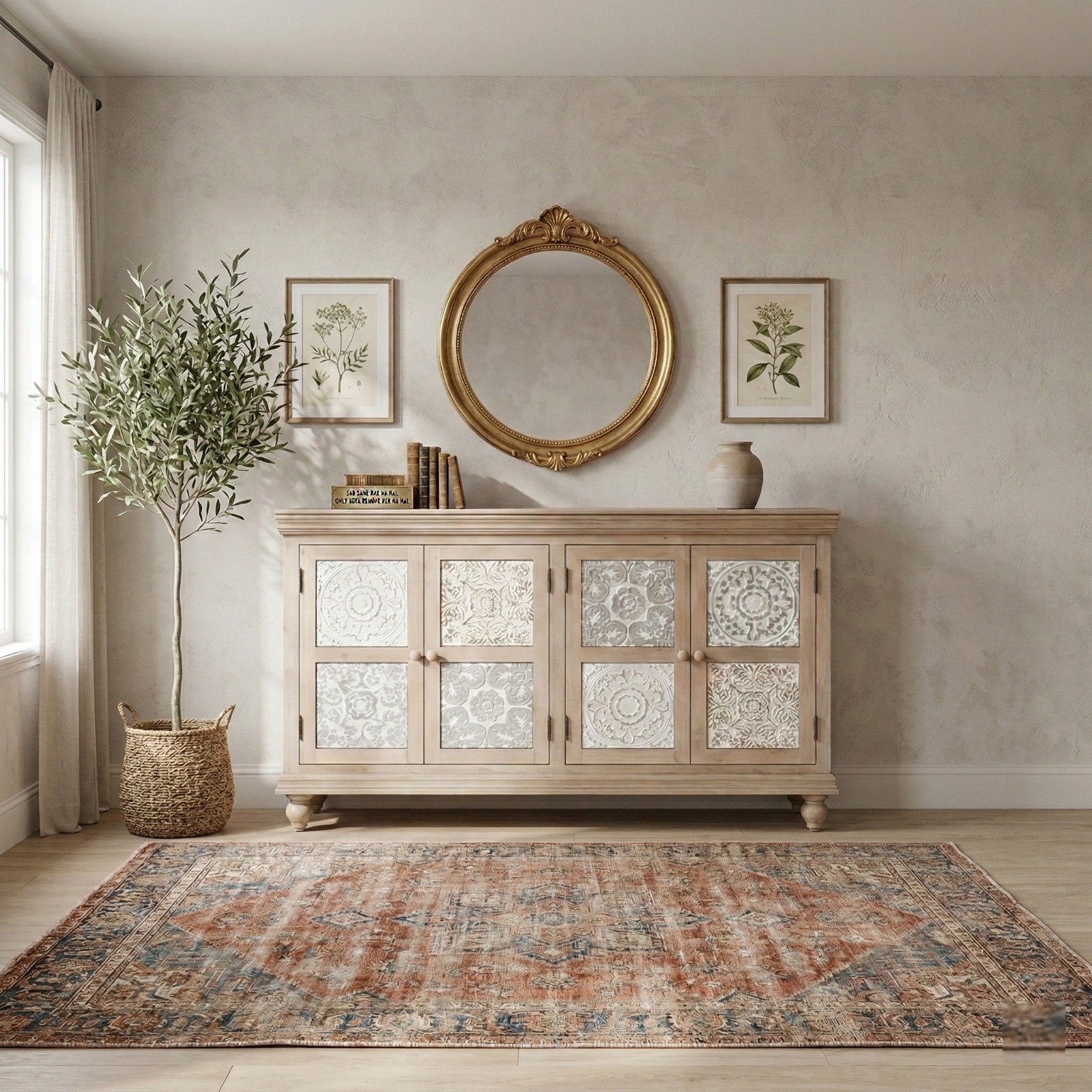 PRITI Wooden Accent Cabinet (Solid Wood )16.43.54 PRITI Wooden Accent Cabinet (Solid Wood )