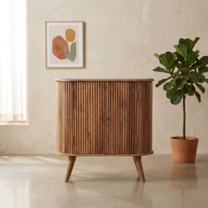 PRITI Nordic Cabinet (Solid Wood )