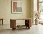PRITI Ball Open Coffee Table (Solid Wood )
