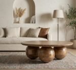 PRITI Ball Wooden Coffee Table