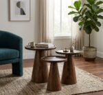 PRITI Bunching Tables Set Of 3 (Solid Wood)