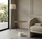 PRITI Steel Coffee Table Brass