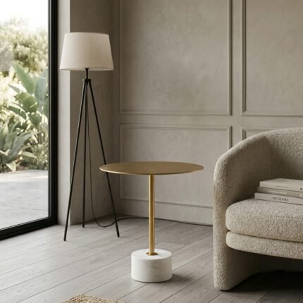 PRITI Steel Coffee Table Brass