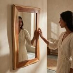 PRITI Wooden Mirror