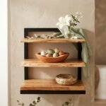 PRITI Edge Small Bookcase (Solid Wood )