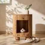 PRITI Ball Open Slot Bedside Table - Image 3