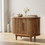 PRITI Bedside Table (Solid Mango Wood ) - Image 3