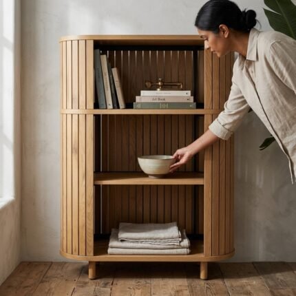 PRITI Wooden Bookcase
