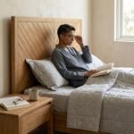 Handicraft Bed (Natural Wood) - PRITI - Image 2