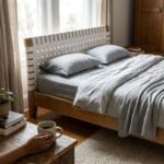 Leather Strap Bed (Solid Wood) – PRITI