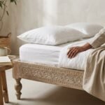 PRITI Bed Made of Solid Mango Wood - Image 3