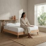 PRITI Vintage Bed (Solid Mango Wood )