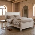 PRITI White Spruce Bed with Slatted Base - Image 5