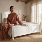 PRITI White Spruce Bed with Slatted Base - Image 2