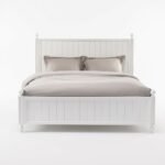 PRITI White Spruce Bed with Slatted Base