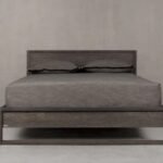 PRITI Wooden Bed (Black Solid Wood ) - Image 3