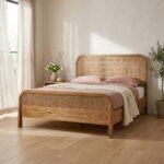 PRITI Wooden Willow Bed (Solid Wood) - Image 3
