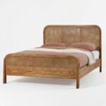 PRITI Wooden Willow Bed (Solid Wood)