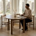 PRITI Round Solid Wood Dining Table