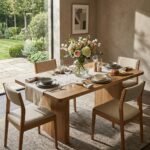 PRITI Design Dining Table in Solid Wood Home Decor