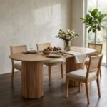 PRITI Dining Table in Natural Wood (Solid Wood ) - Image 2