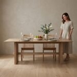 PRITI Eight-seater Dining Table (Solid Wood ) - Image 2