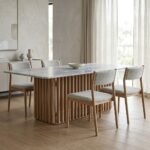 PRITI Natural Dining Table | Rectangular - Image 3