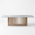 PRITI Natural Dining Table | Rectangular