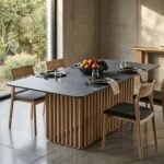 PRITI Natural Rectangular Dining Table