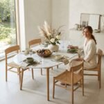 PRITI Oval Dining Table (Solid Table )