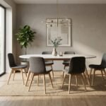 PRITI Oval Dining Table (Solid Table ) - Image 3