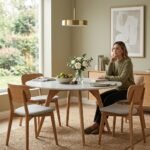 PRITI Round Dining Table (Solid Wood )