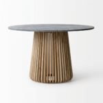 PRITI Round Dining Table marble top - Image 3