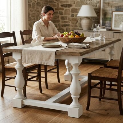 PRITI Solid Wood Dining Table - 35