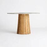 PRITI Wood Dining Table (Solid Mango Wood ) - Image 9