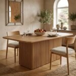 PRITI Wooden Rectangular Dining Table