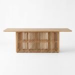 PRITI Wooden Rectangular Dining Table