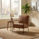 luxurious armchair (leather) - Image 3