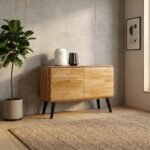 PRITI Hardwood Sideboard Buffet (Solid Wood ) - Image 4
