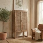 PRITI Small Wooden Cabinet (Solid Wood) - Image 4