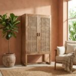 PRITI Small Wooden Cabinet (Solid Wood)